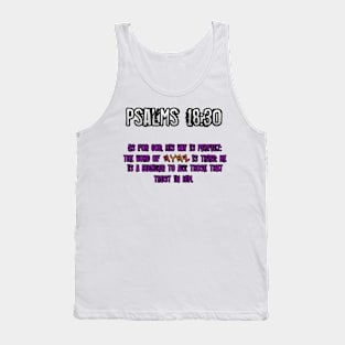 Psalms 18:30 Tank Top